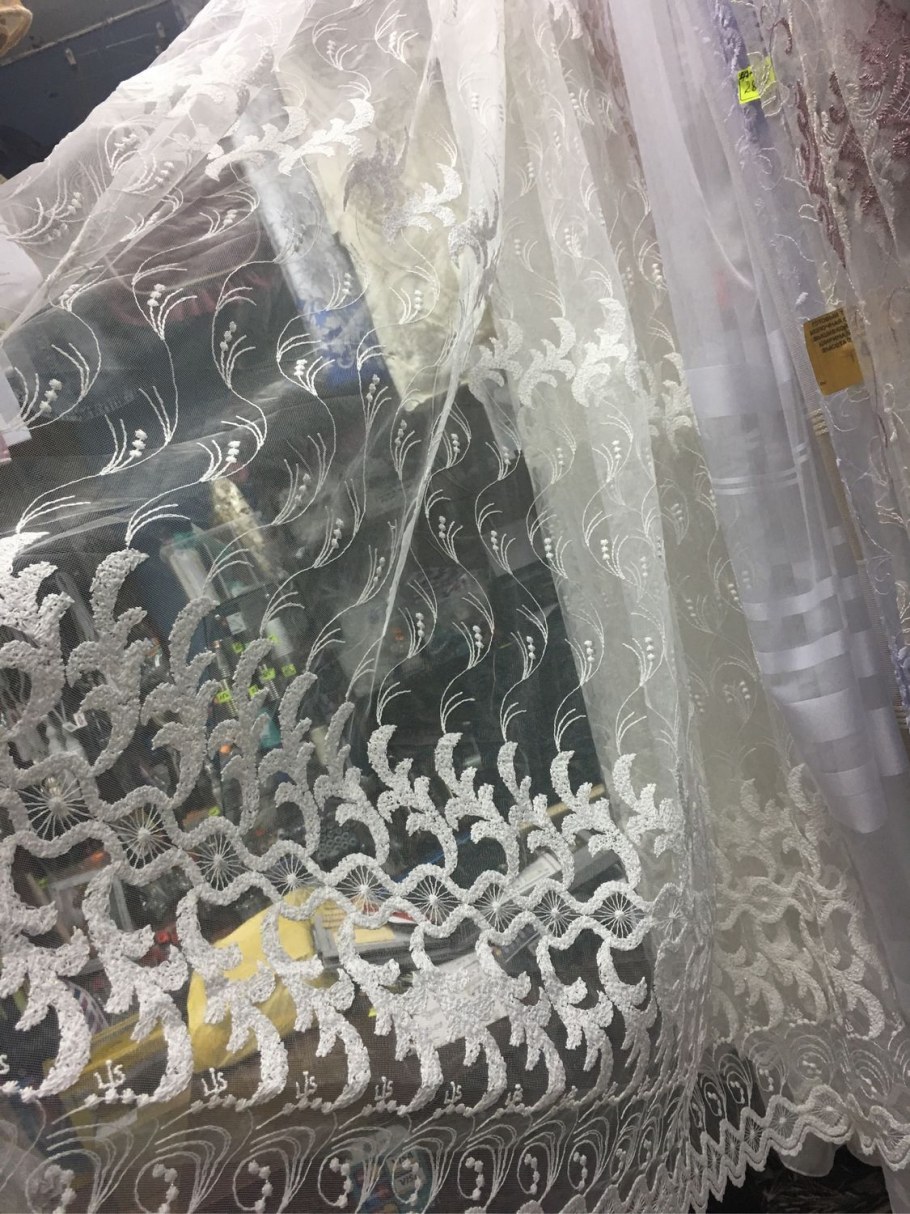 Тюль сетка с вышивкой т25634-60107 в 295