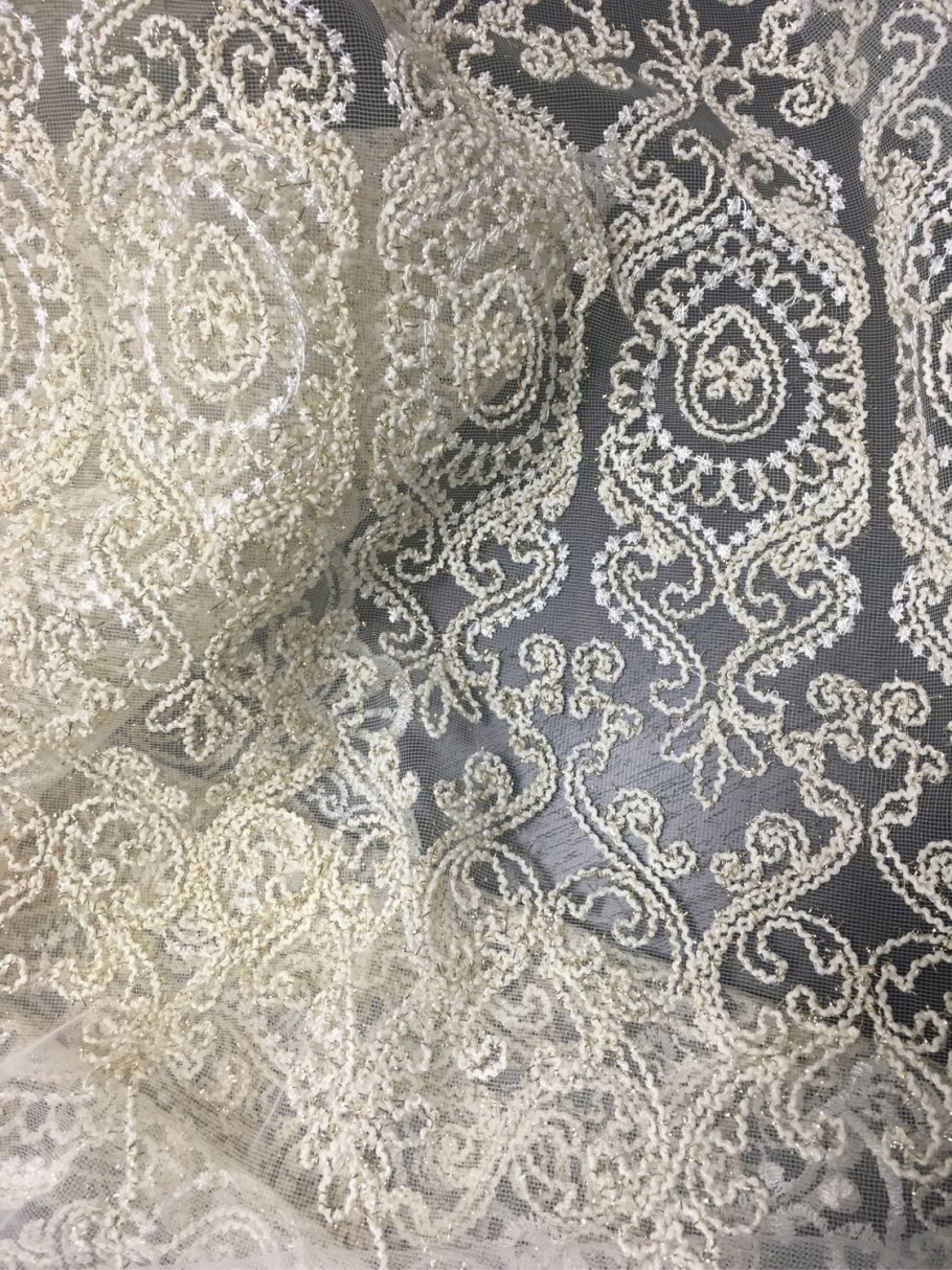 Тюль с вышивкой Султан сетка 290