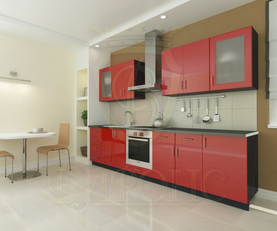 Кухонный гарнитуркраснвй