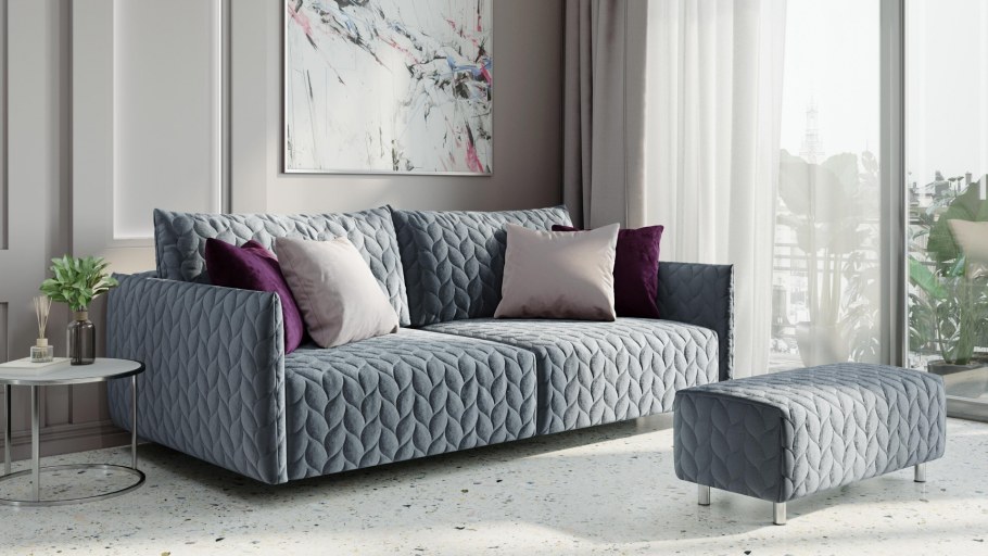 Диван Moon 110 серый