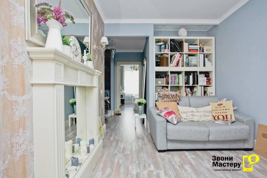 Однокомнатная квартира в английском стиле