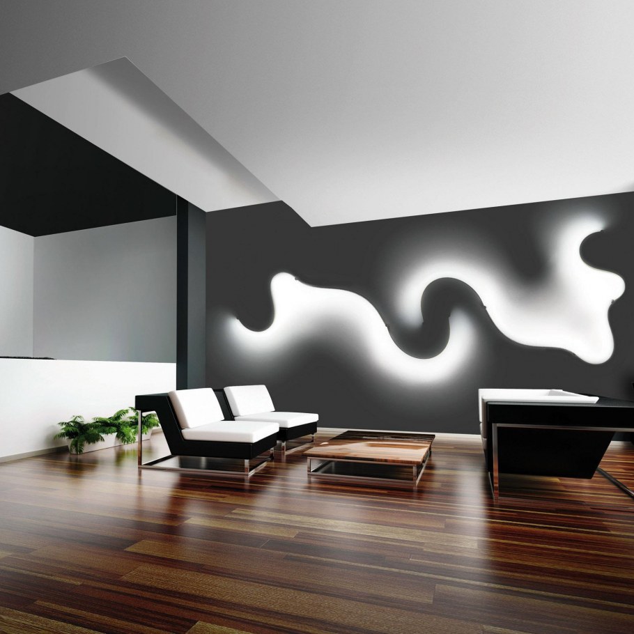 Необычная подсветка в интерьере