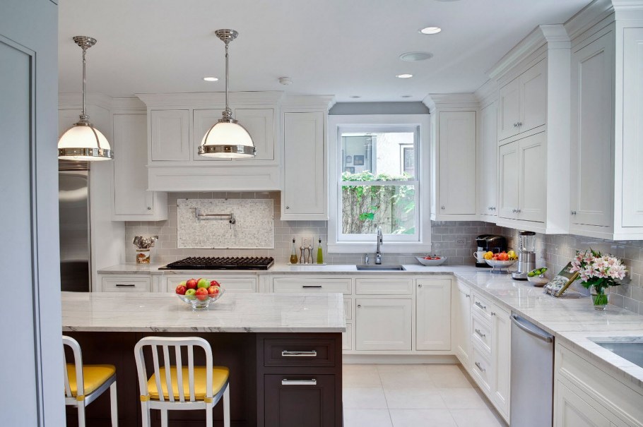 Светлая кухня в скандинавском стиле