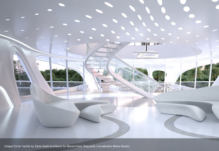 Заха Хадид яхта будущего