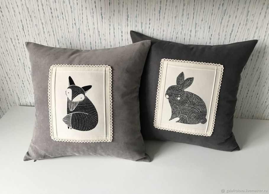 Интерьерные подушки своими руками