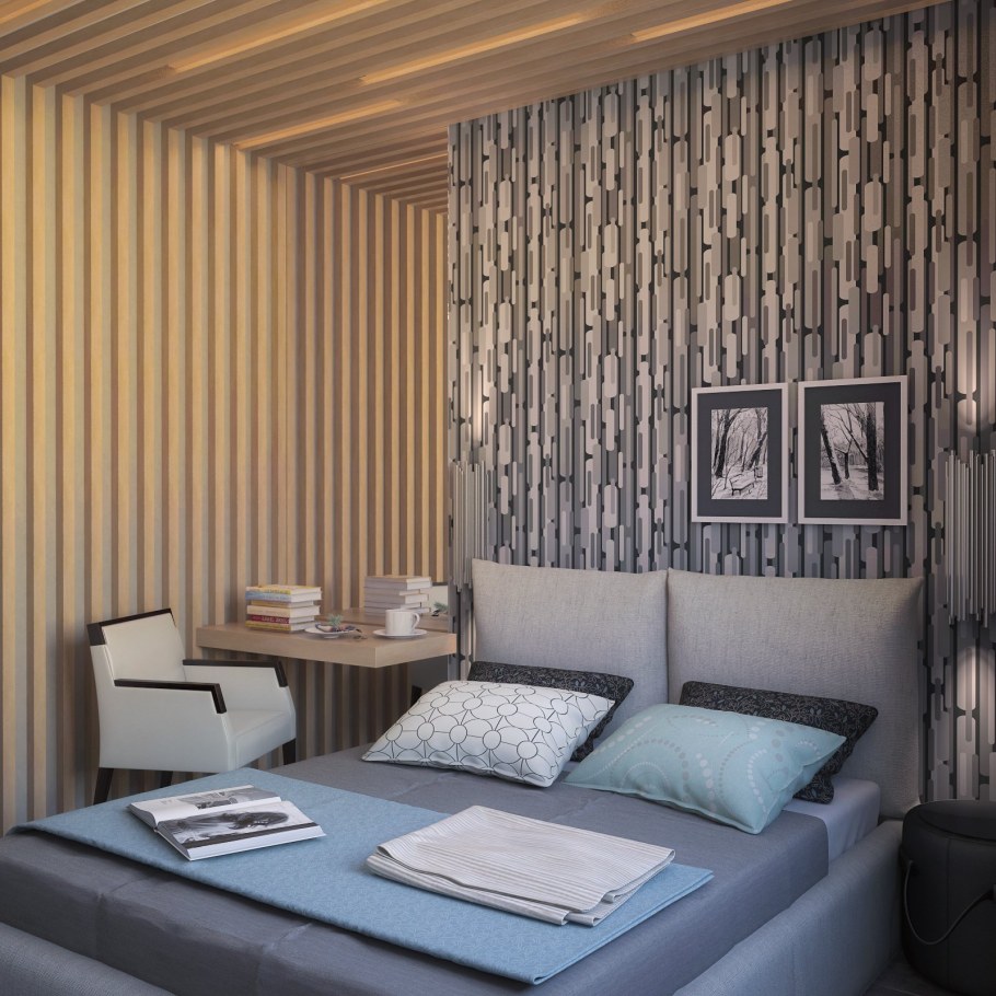 Рейки в спальне