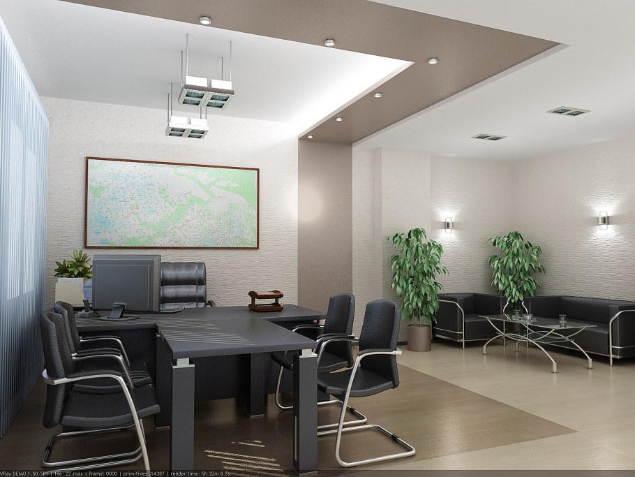 Кабинет директора интерьер