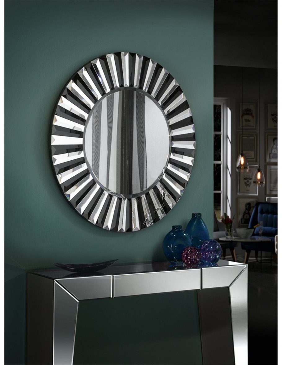 Зеркало круглое Aurora серебро Schuller 74439