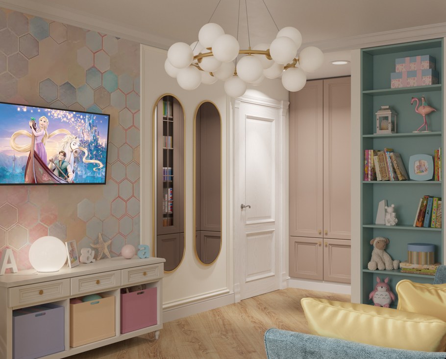 Детские комнаты для девочек