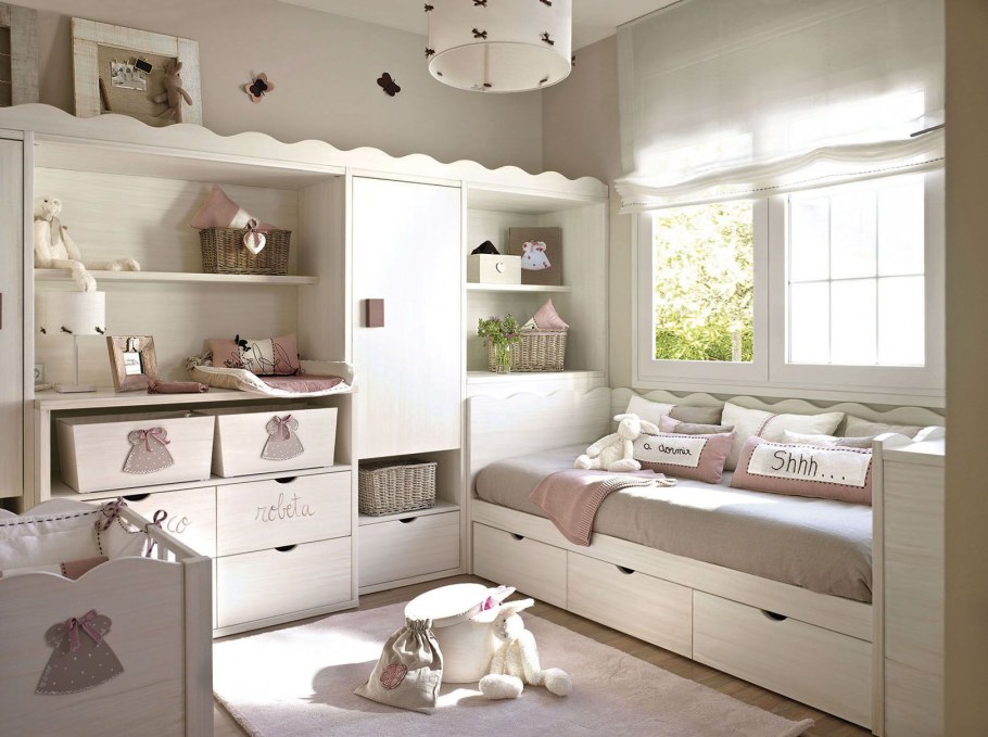 Пастельная комната для девочки