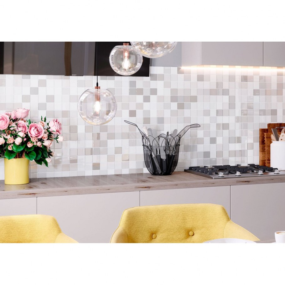 Декор Unitile Дора 20x30 см цвет серый