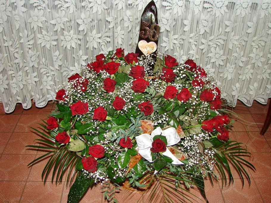 Большие букеты в квартире