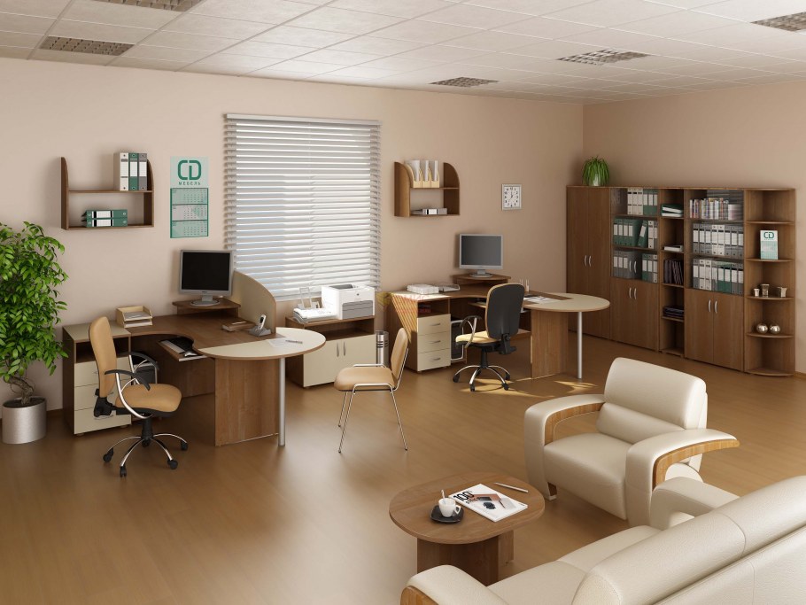 Цвет стен в офисе