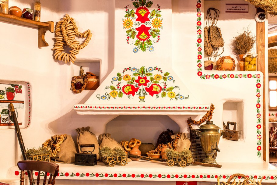 Дизайн комнаты в украинском стиле