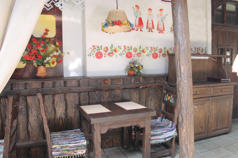 Терраса в украинском стиле