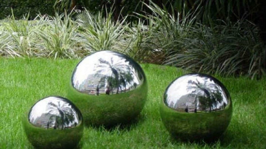 Шар из металла для сада