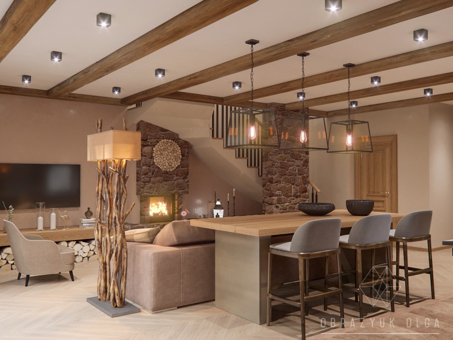 Светильники в стиле Шале