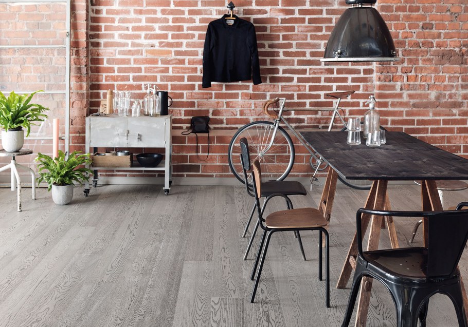 Напольное покрытие в стиле лофт