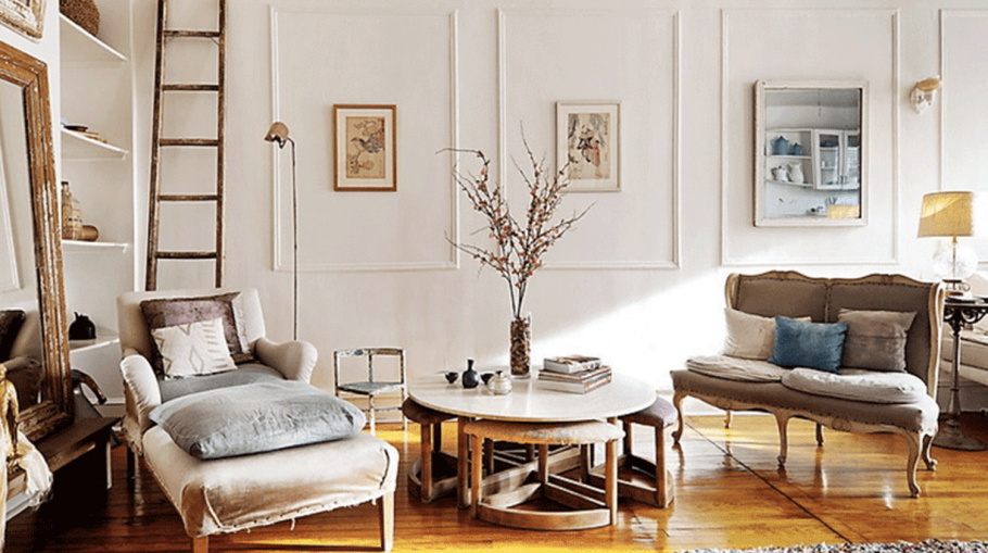 Винтаж стиль состаренная мебель