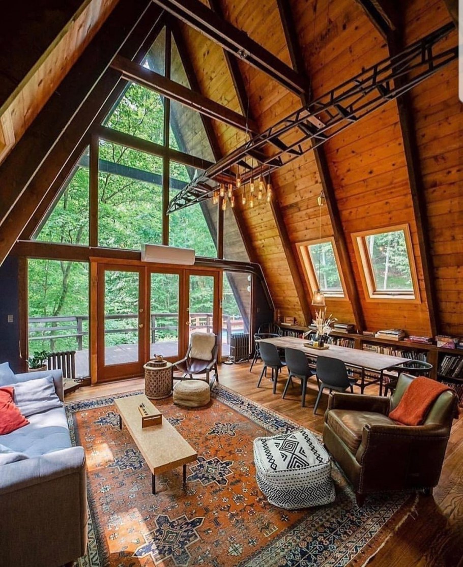 А фрейм дом шалаш