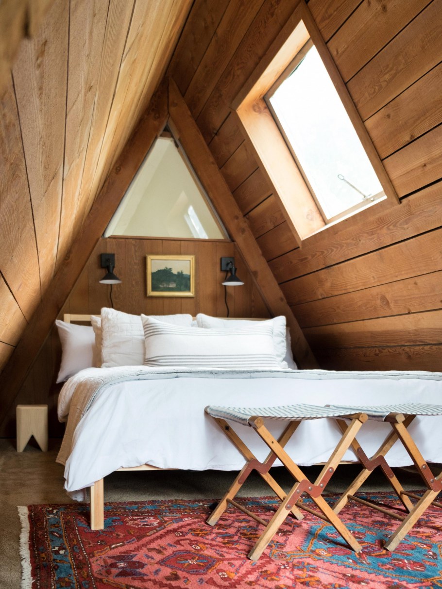 ЭКОДОМ шалаш внутри