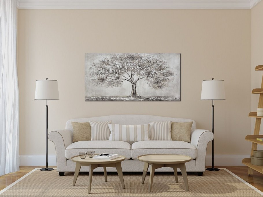 Холст на подрамнике в интерьере