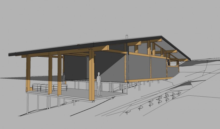 Дом с панорамными окнами