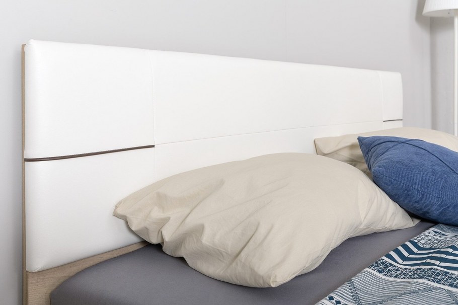 Кровать Almeria, песочный/орех 180х200