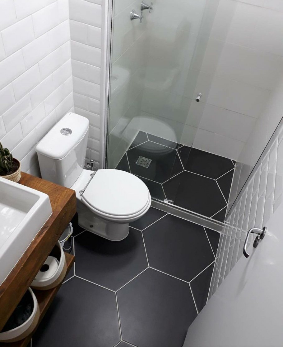 Маленькие Ванные комнаты с душевой кабиной