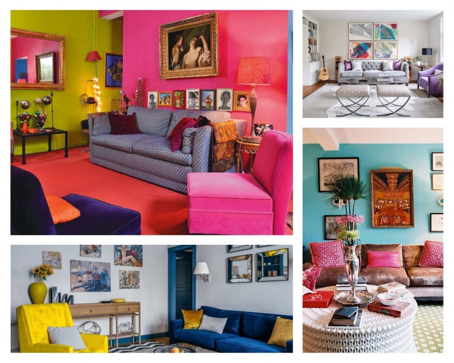 Сочетание цветов в интерьере