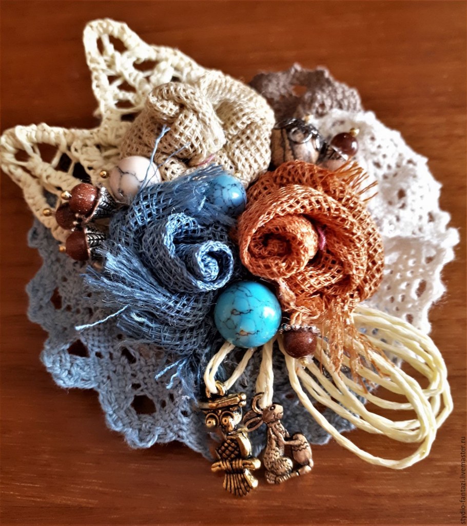 Брошки в стиле бохо