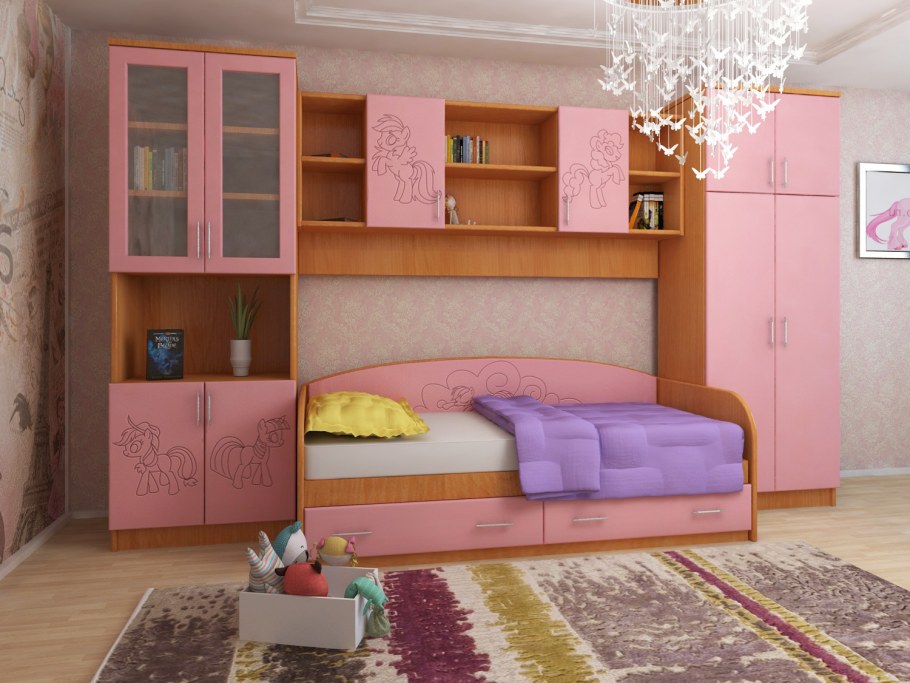 Детская Бемби комплект мебели Нарус