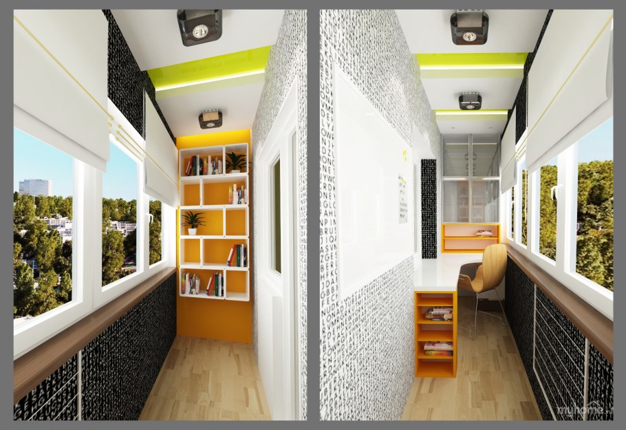 Обустройство маленького балкона