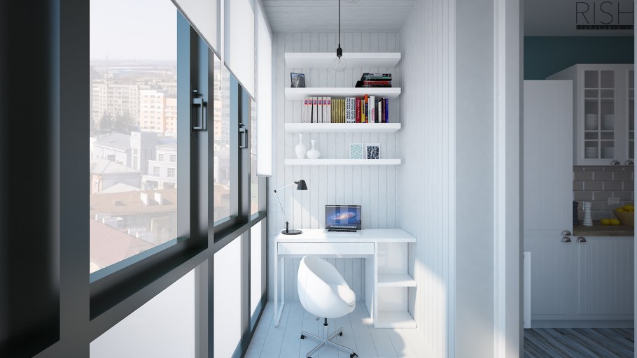 Квадратная лоджия