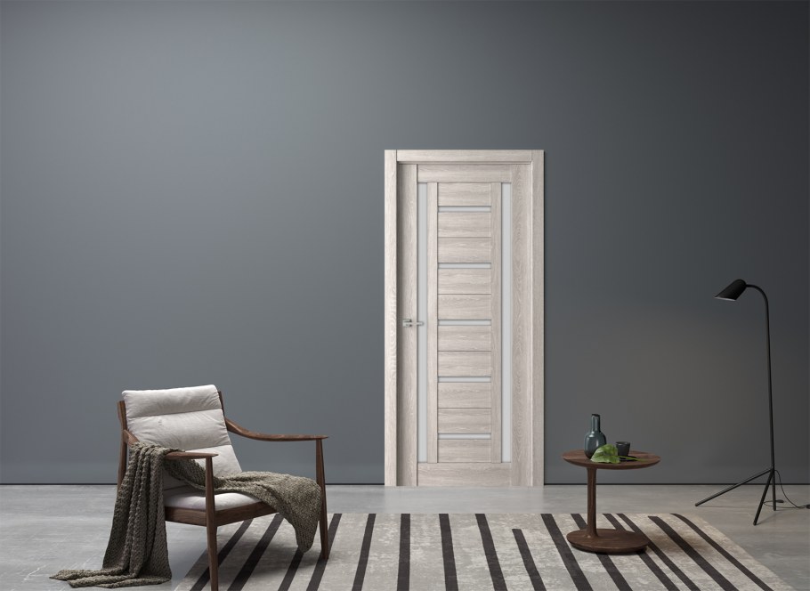 Дверь межкомнатная глухая Арден 80x200 см, CPL, цвет графит