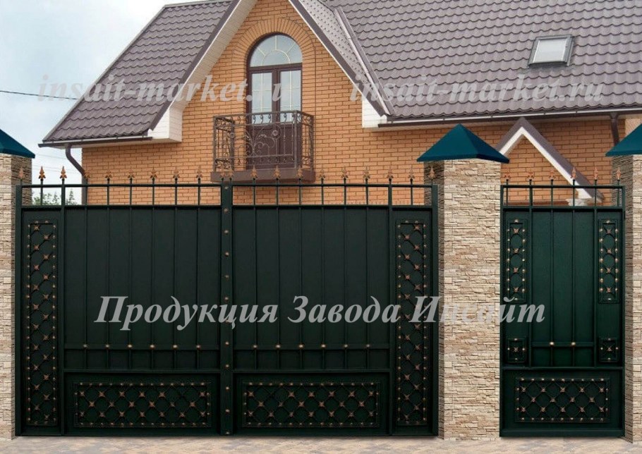 Металлические ворота