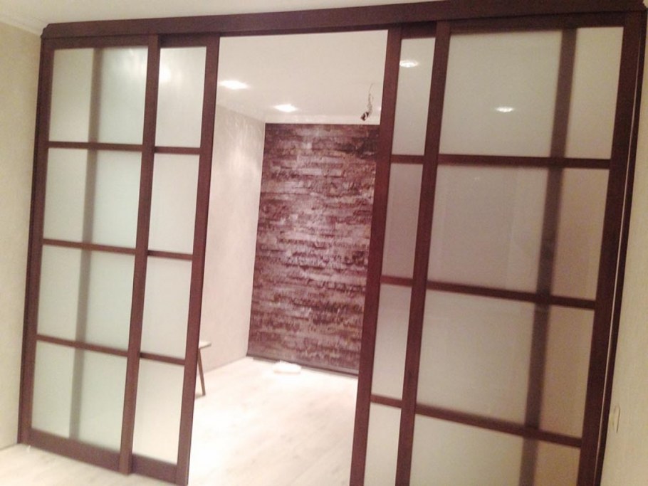 Раздвижные двери межкомнатные 1м30см