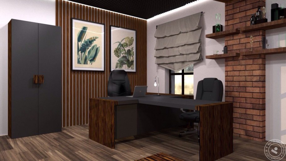 Кабинет адвоката в стиле лофт