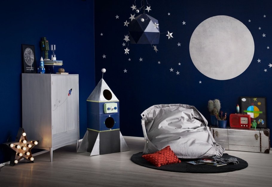 Спальня в стиле космос