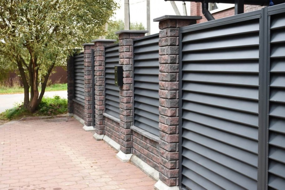 Забор жалюзи Гранд лайн