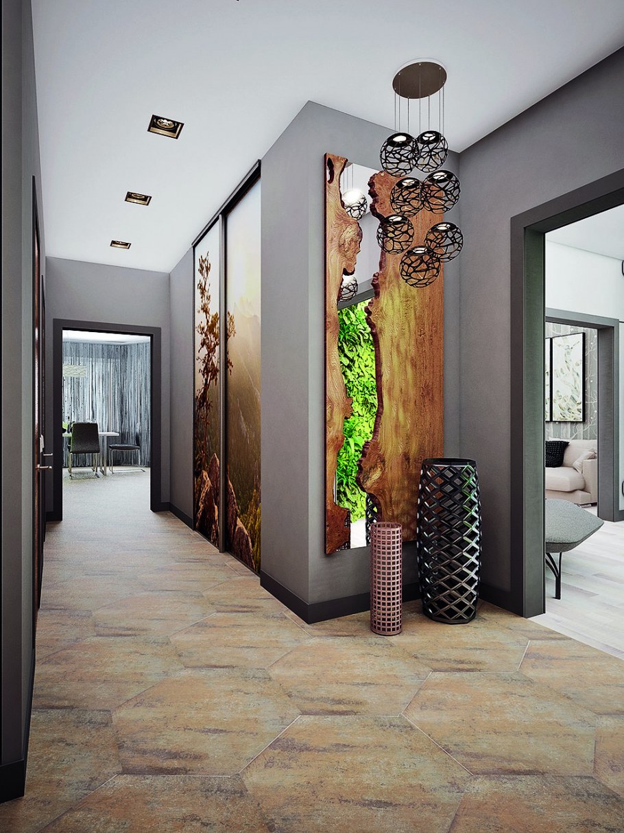 Стиль арт нуво в интерьере прихожей