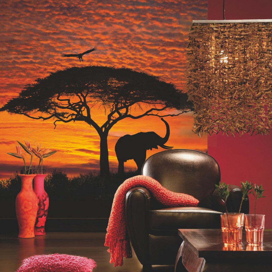 Предметы интерьера в африканском стиле