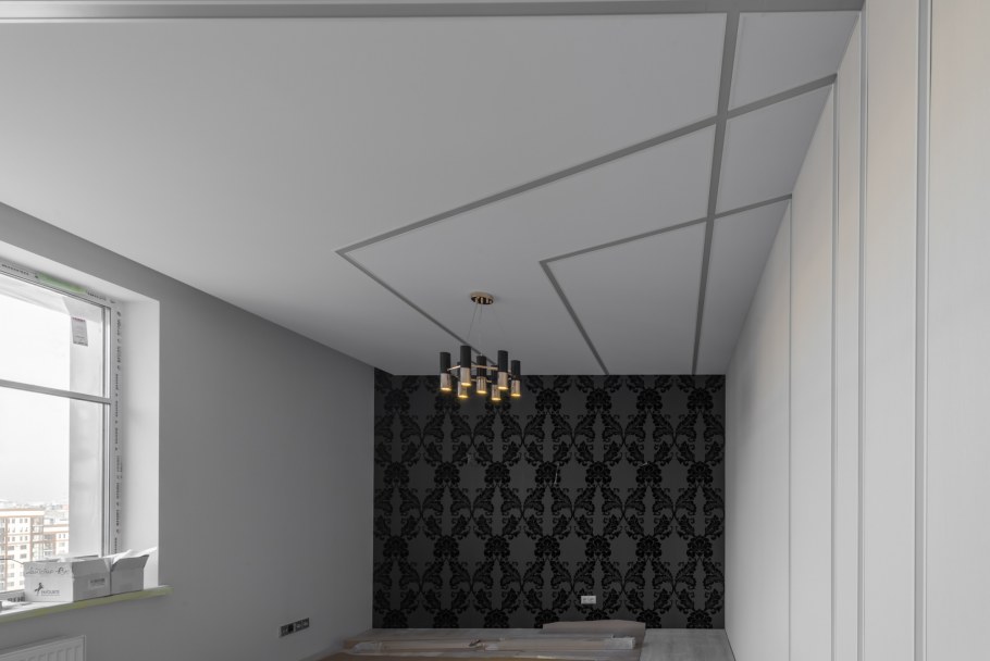 Теневой натяжной потолок