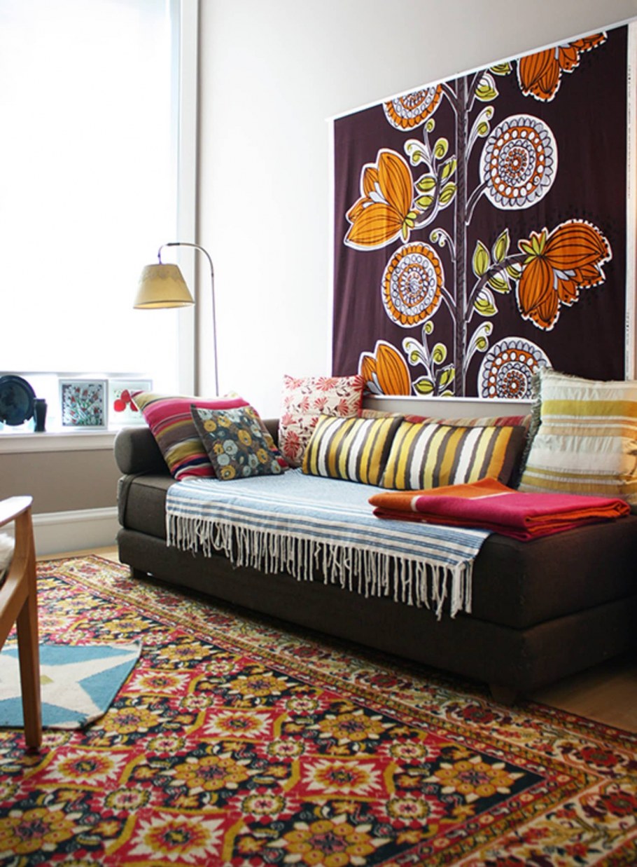 Гобелен в интерьере