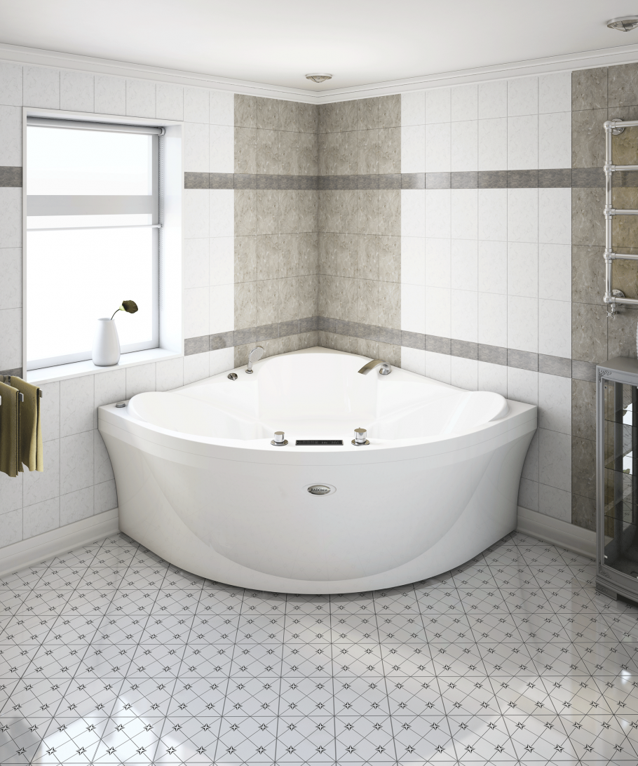 Ванна акриловая Джика спирит 163х104