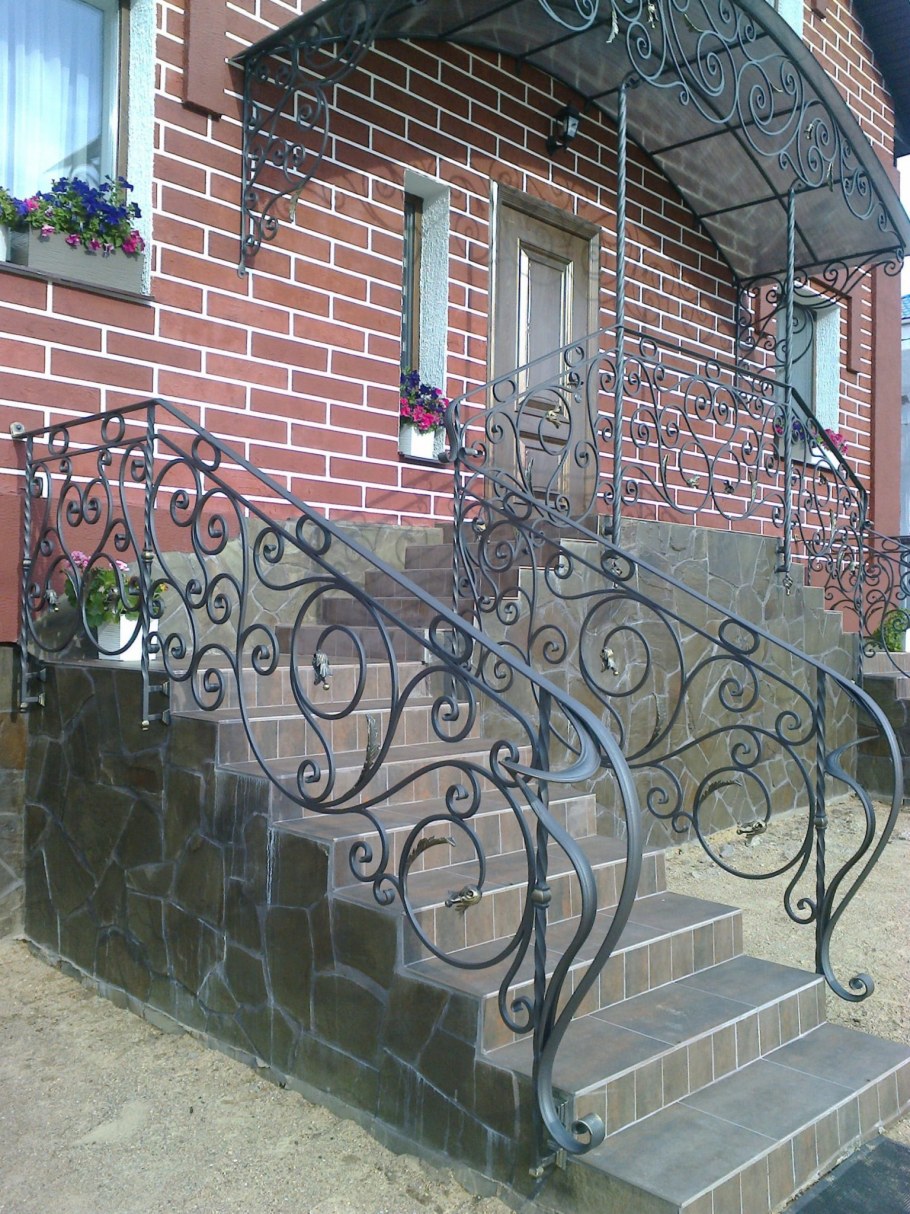 Художественная ковка крыльцо