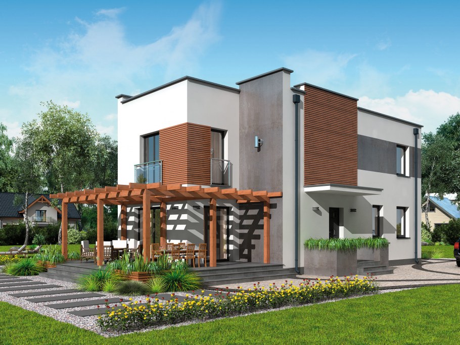 Одноэтажный дом с плоской крышей проекты 150кв