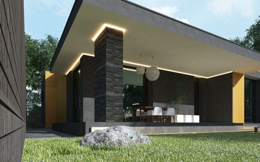 Одноэтажный ЭКОДОМ