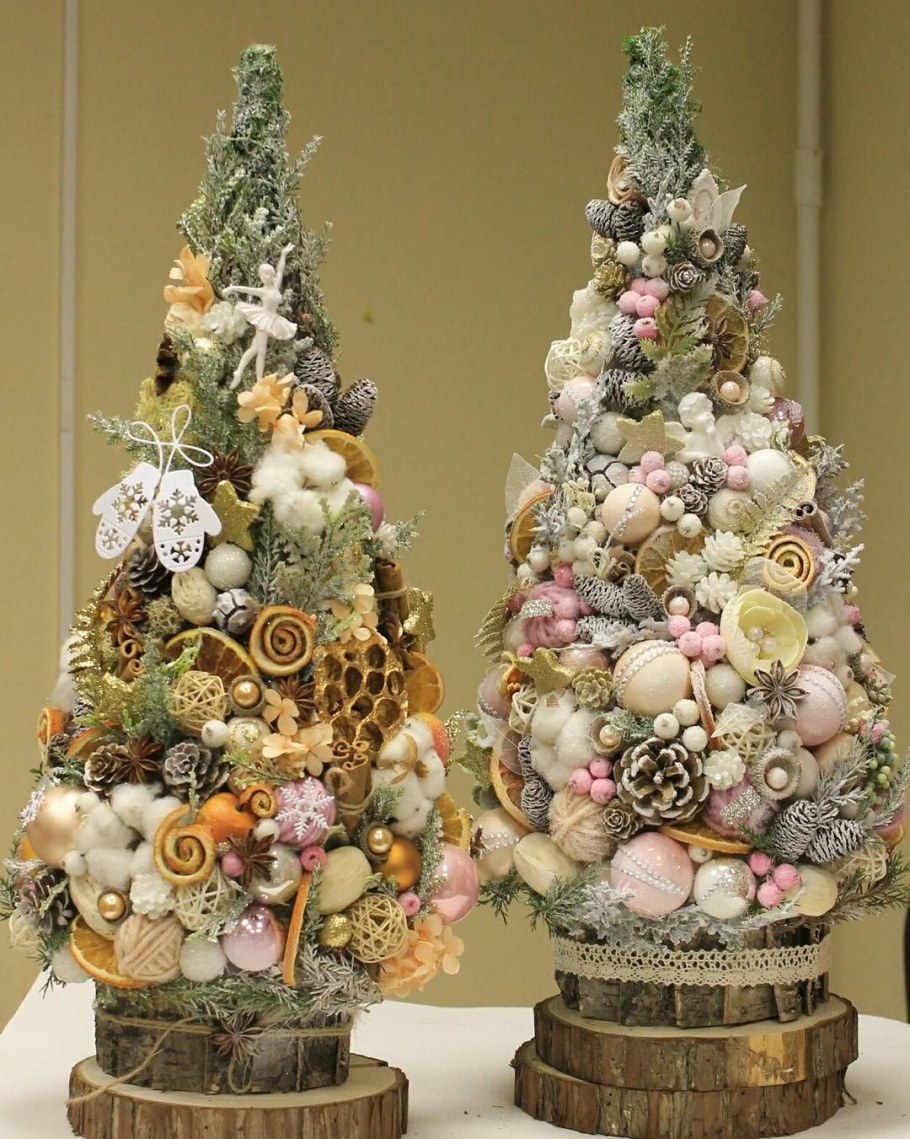 Новогодний декор баночек