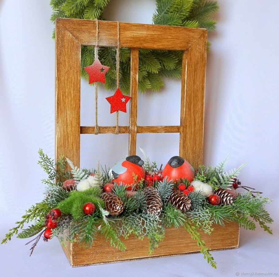 Новогодний венок из картонной тарелки